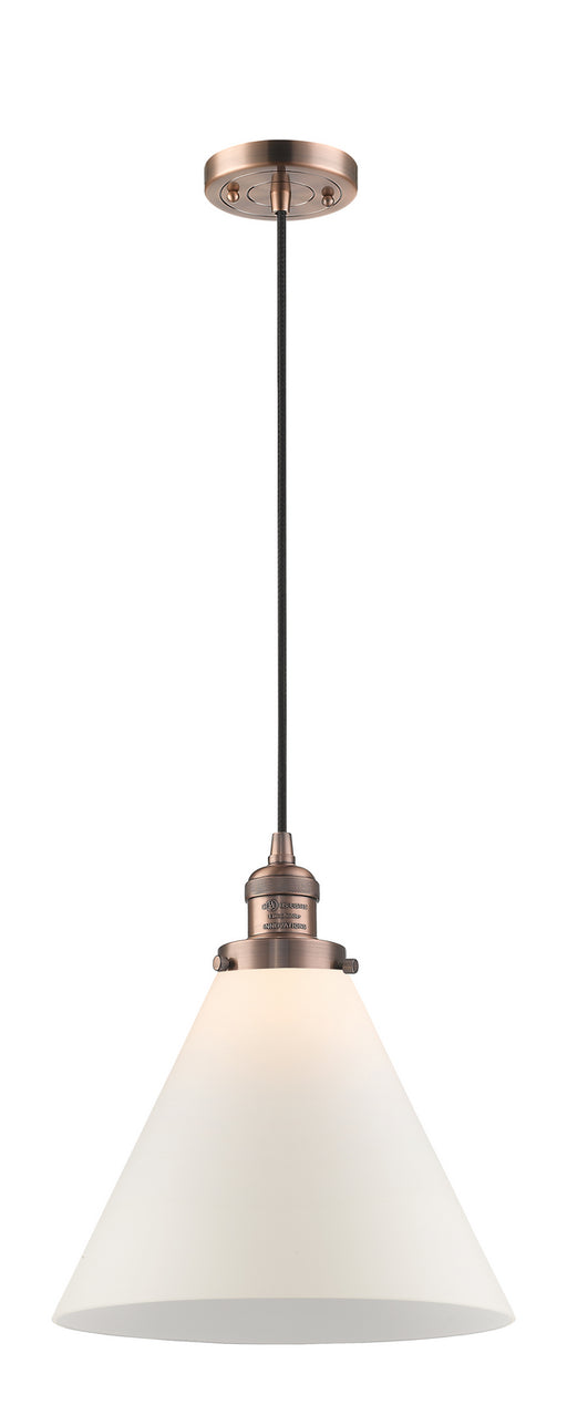 Innovations - 201C-AC-G41-L-LED - LED Mini Pendant - Franklin Restoration - Antique Copper