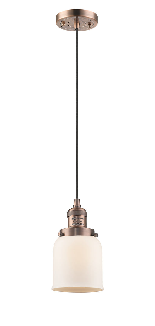 Innovations - 201C-AC-G51-LED - LED Mini Pendant - Franklin Restoration - Antique Copper
