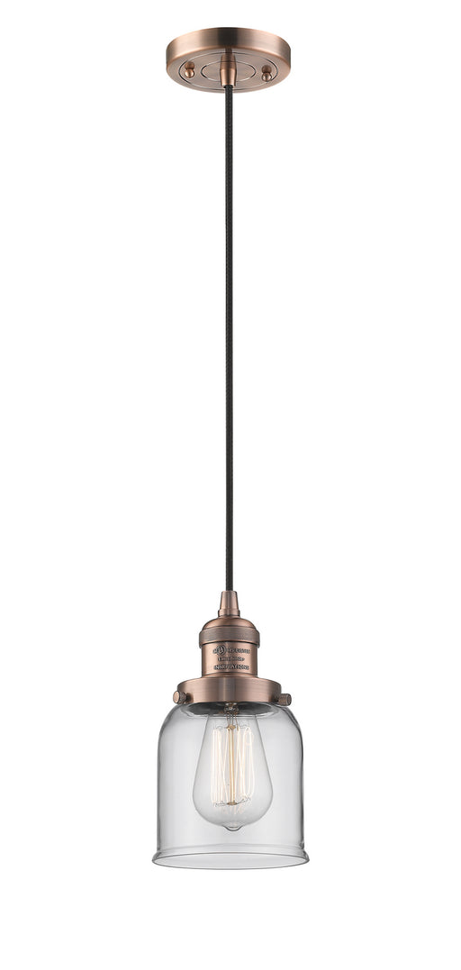 Innovations - 201C-AC-G52-LED - LED Mini Pendant - Franklin Restoration - Antique Copper