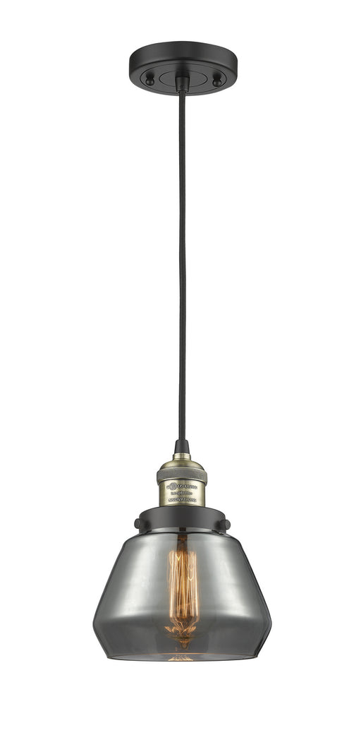 Innovations - 201C-BAB-G173 - One Light Mini Pendant - Franklin Restoration - Black Antique Brass