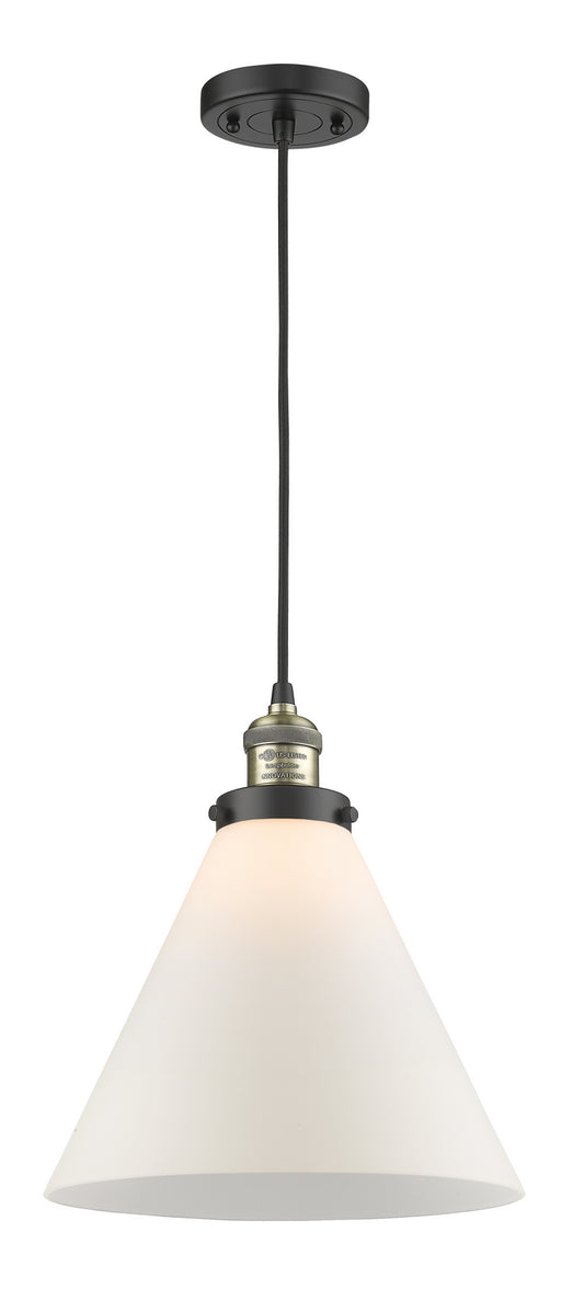 Innovations - 201C-BAB-G41-L-LED - LED Mini Pendant - Franklin Restoration - Black Antique Brass