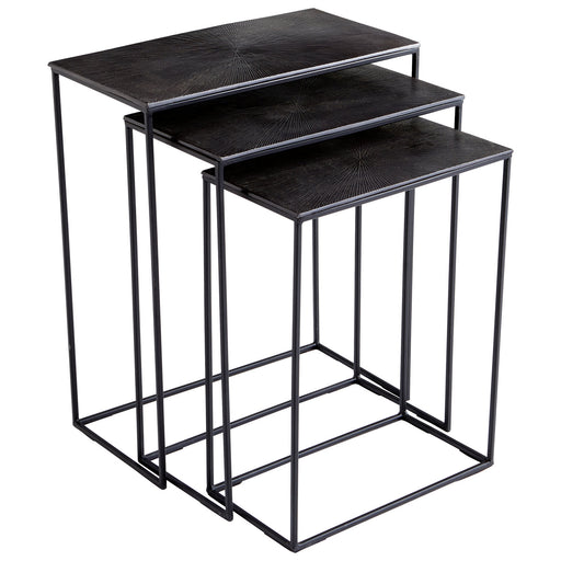 Cyan - 09718 - Nesting Tables - Bronze And Black