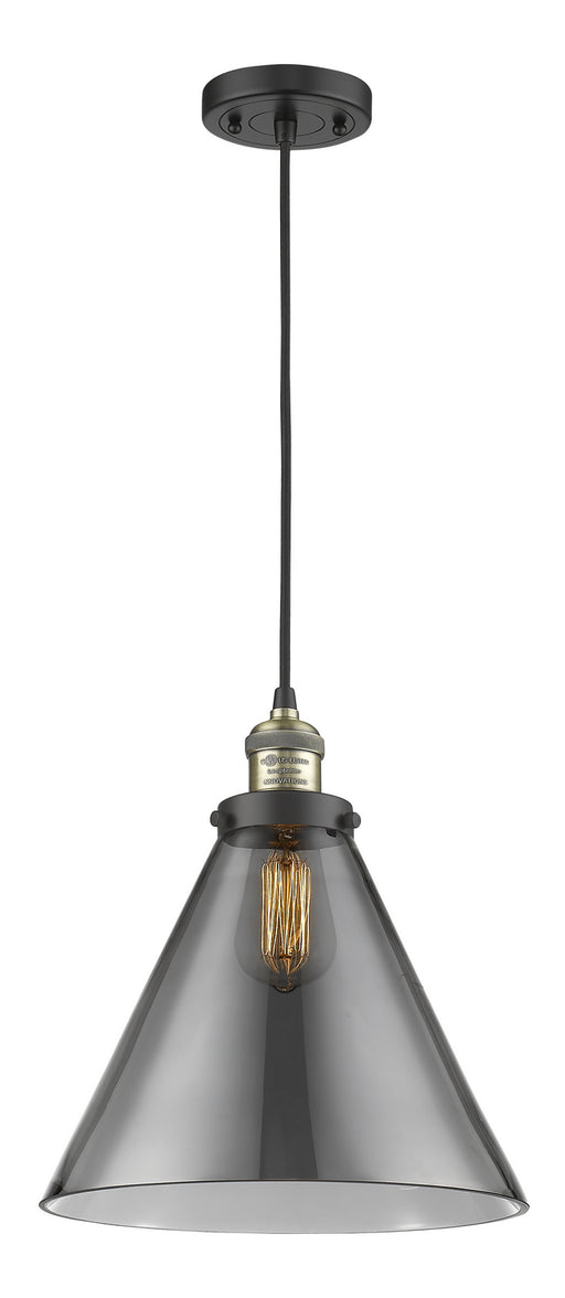 Innovations - 201C-BAB-G43-L-LED - LED Mini Pendant - Franklin Restoration - Black Antique Brass