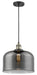Innovations - 201C-BAB-G73-L-LED - LED Mini Pendant - Franklin Restoration - Black Antique Brass