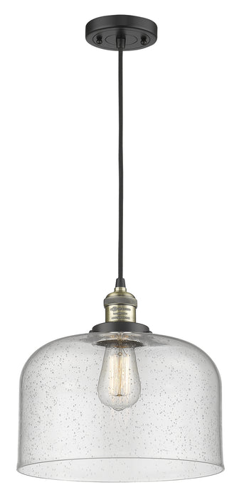 Innovations - 201C-BAB-G74-L-LED - LED Mini Pendant - Franklin Restoration - Black Antique Brass