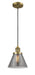 Innovations - 201C-BB-G43-LED - LED Mini Pendant - Franklin Restoration - Brushed Brass