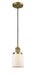 Innovations - 201C-BB-G51-LED - LED Mini Pendant - Franklin Restoration - Brushed Brass