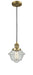Innovations - 201C-BB-G534-LED - LED Mini Pendant - Franklin Restoration - Brushed Brass