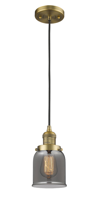 Innovations - 201C-BB-G53-LED - LED Mini Pendant - Franklin Restoration - Brushed Brass