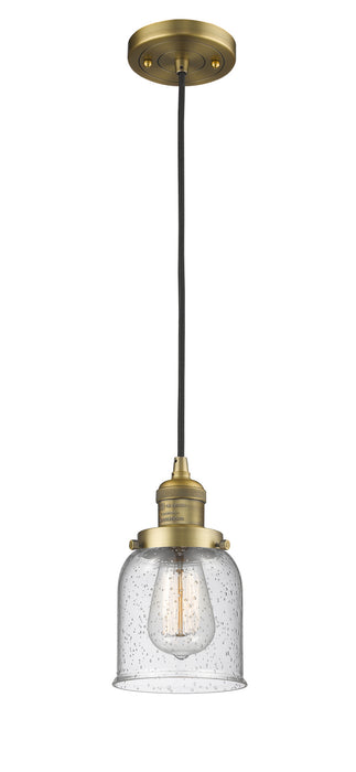 Innovations - 201C-BB-G54-LED - LED Mini Pendant - Franklin Restoration - Brushed Brass