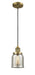 Innovations - 201C-BB-G58 - One Light Mini Pendant - Franklin Restoration - Brushed Brass
