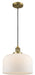 Innovations - 201C-BB-G71-L - One Light Mini Pendant - Franklin Restoration - Brushed Brass