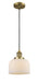 Innovations - 201C-BB-G71-LED - LED Mini Pendant - Franklin Restoration - Brushed Brass