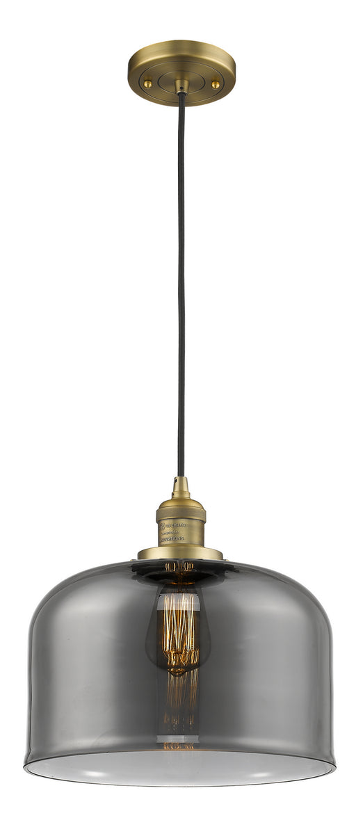 Innovations - 201C-BB-G73-L - One Light Mini Pendant - Franklin Restoration - Brushed Brass