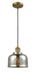 Innovations - 201C-BB-G78-LED - LED Mini Pendant - Franklin Restoration - Brushed Brass
