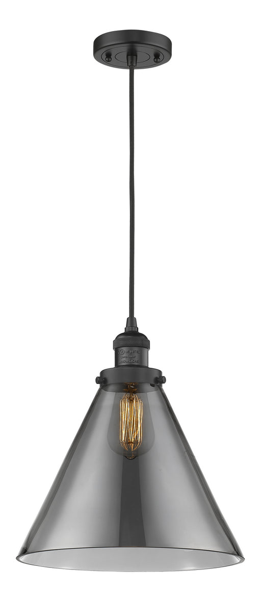 Innovations - 201C-BK-G43-L-LED - LED Mini Pendant - Franklin Restoration - Matte Black