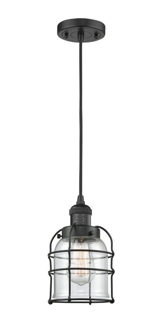 Innovations - 201C-BK-G52-CE - One Light Mini Pendant - Franklin Restoration - Matte Black