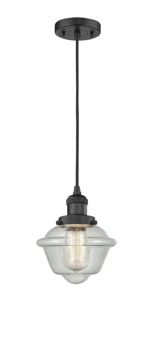 Innovations - 201C-BK-G534-LED - LED Mini Pendant - Franklin Restoration - Matte Black