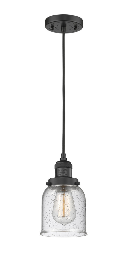 Innovations - 201C-BK-G54-LED - LED Mini Pendant - Franklin Restoration - Matte Black