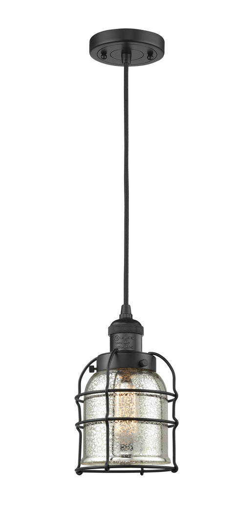 Innovations - 201C-BK-G58-CE-LED - LED Mini Pendant - Franklin Restoration - Matte Black