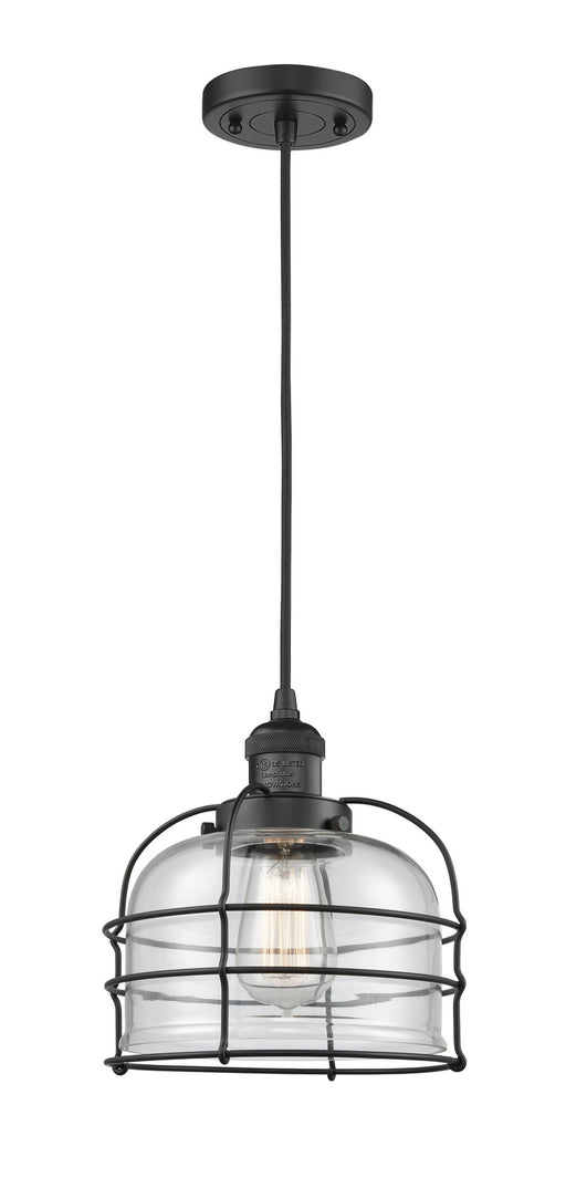 Innovations - 201C-BK-G72-CE - One Light Mini Pendant - Franklin Restoration - Matte Black