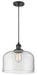 Innovations - 201C-BK-G72-L - One Light Mini Pendant - Franklin Restoration - Matte Black