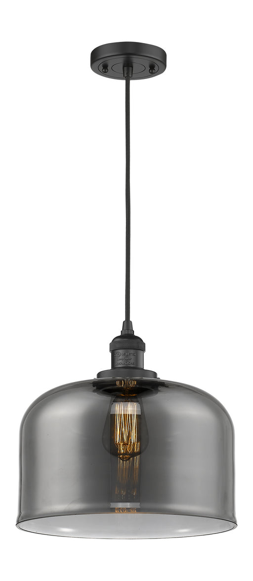 Innovations - 201C-BK-G73-L - One Light Mini Pendant - Franklin Restoration - Matte Black