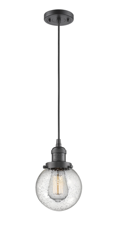 Innovations - 201C-OB-G204-6 - One Light Mini Pendant - Franklin Restoration - Oil Rubbed Bronze