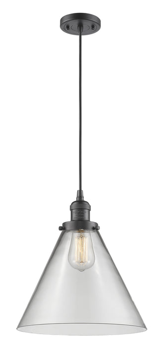 Innovations - 201C-OB-G42-L - One Light Mini Pendant - Franklin Restoration - Oil Rubbed Bronze