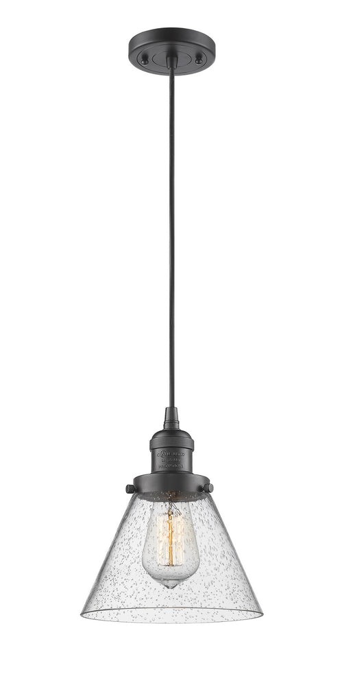 Innovations - 201C-OB-G44 - One Light Mini Pendant - Franklin Restoration - Oil Rubbed Bronze