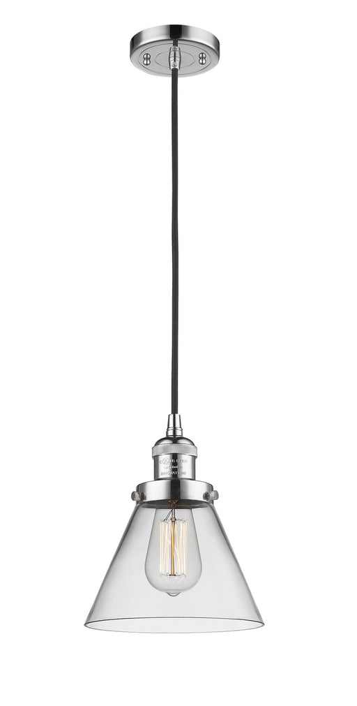 Innovations - 201C-PC-G44 - One Light Mini Pendant - Franklin Restoration - Polished Chrome