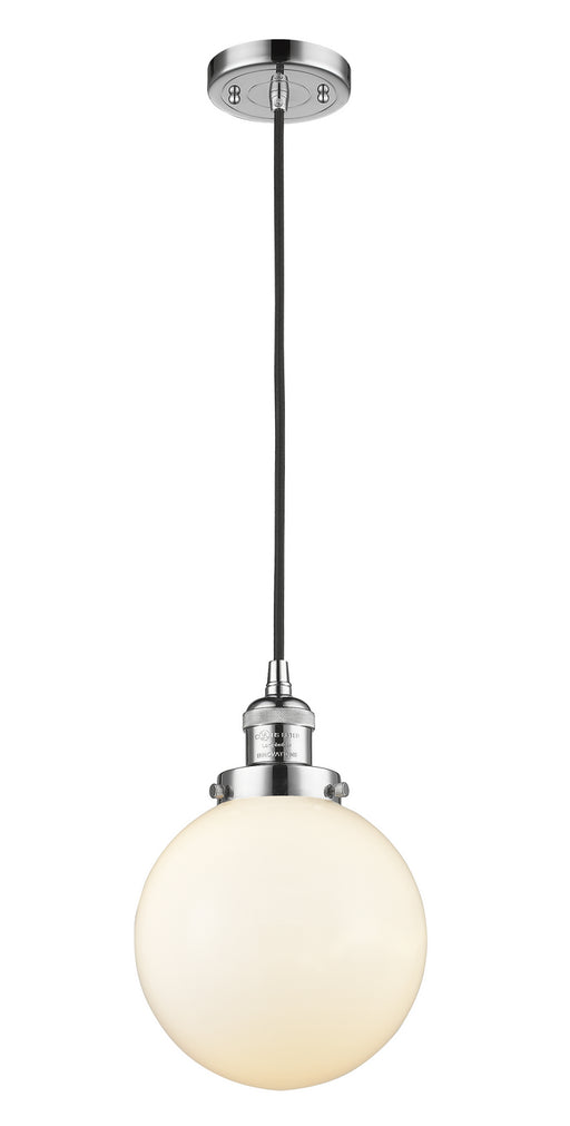 Innovations - 201C-PN-G201-8 - One Light Mini Pendant - Franklin Restoration - Polished Nickel