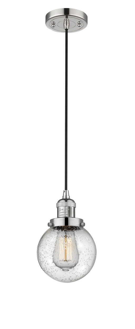 Innovations - 201C-PN-G204-6-LED - LED Mini Pendant - Franklin Restoration - Polished Nickel