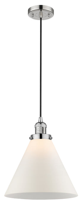 Innovations - 201C-PN-G41-L - One Light Mini Pendant - Franklin Restoration - Polished Nickel