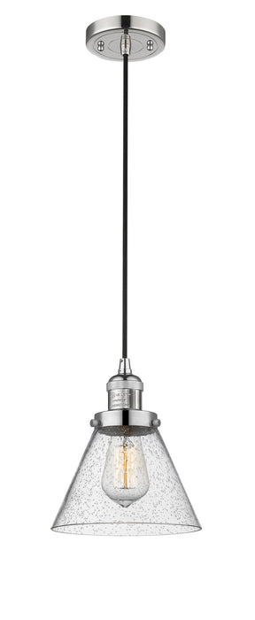 Innovations - 201C-PN-G44-LED - LED Mini Pendant - Franklin Restoration - Polished Nickel