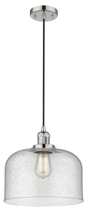 Innovations - 201C-PN-G74-L - One Light Mini Pendant - Franklin Restoration - Polished Nickel