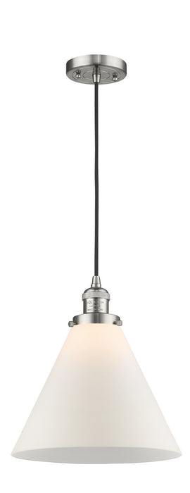 Innovations - 201C-SN-G41-L - One Light Mini Pendant - Franklin Restoration - Brushed Satin Nickel