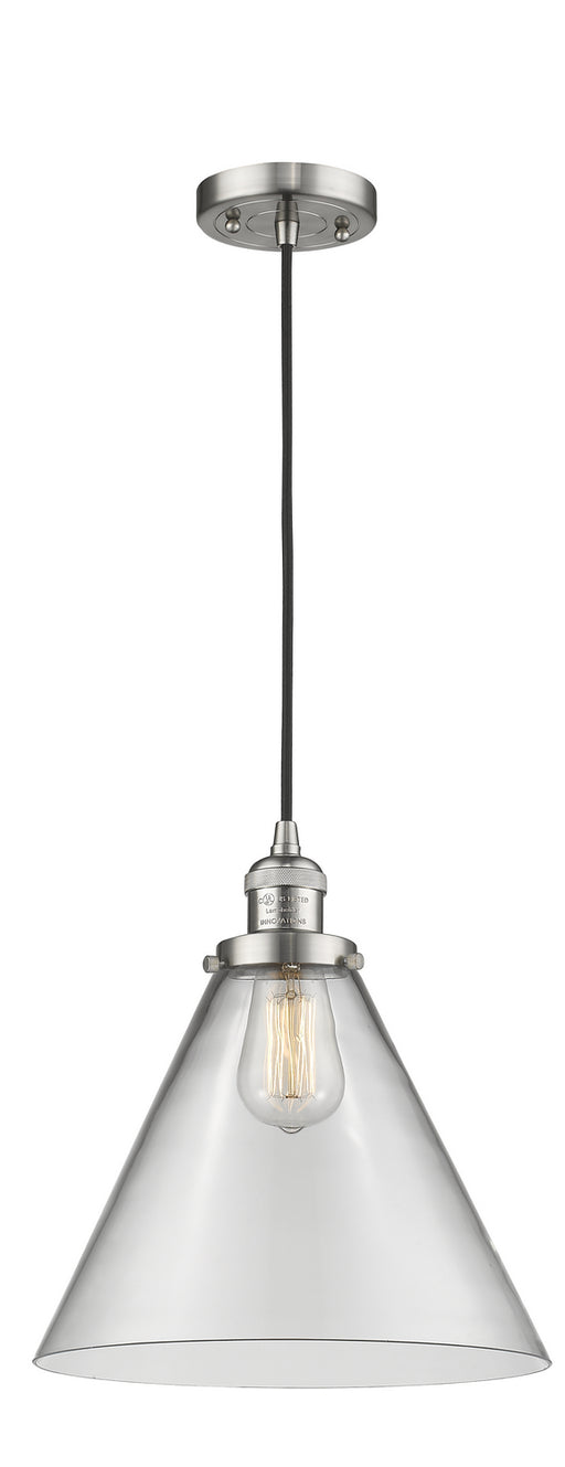 Innovations - 201C-SN-G42-L - One Light Mini Pendant - Franklin Restoration - Brushed Satin Nickel