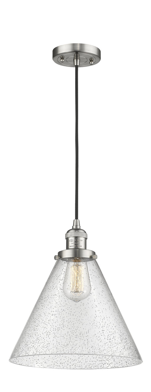 Innovations - 201C-SN-G44-L - One Light Mini Pendant - Franklin Restoration - Brushed Satin Nickel