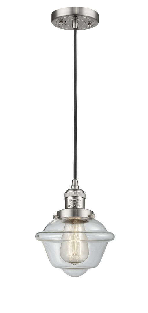 Innovations - 201C-SN-G532 - One Light Mini Pendant - Franklin Restoration - Brushed Satin Nickel