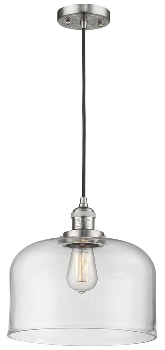 Innovations - 201C-SN-G72-L - One Light Mini Pendant - Franklin Restoration - Brushed Satin Nickel