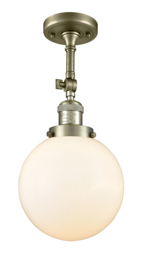 One Light Semi-Flush Mount