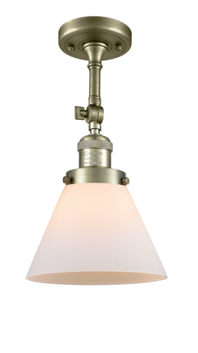 One Light Semi-Flush Mount