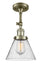 Innovations - 201F-AB-G44 - One Light Semi-Flush Mount - Franklin Restoration - Antique Brass