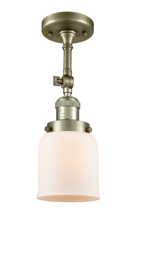 One Light Semi-Flush Mount