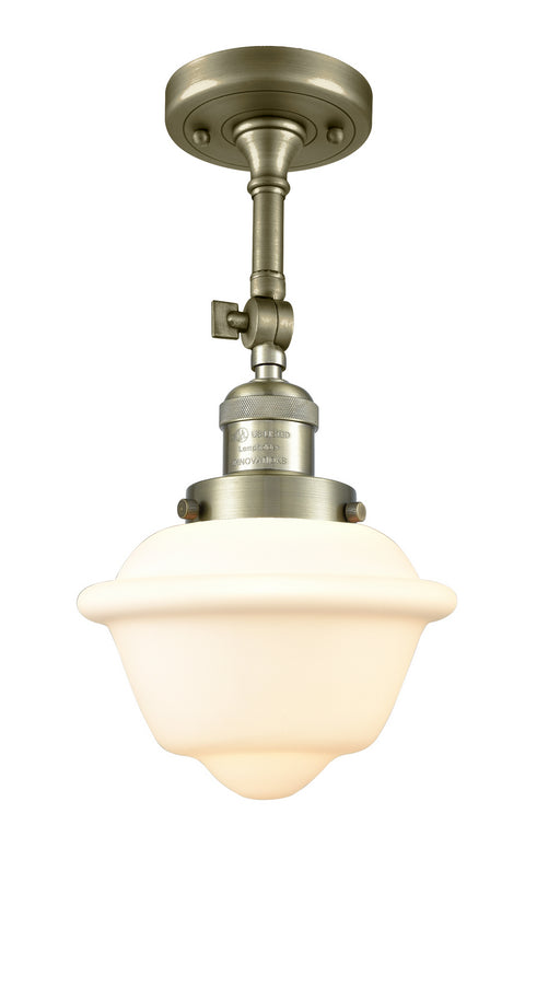 Innovations - 201F-AB-G531 - One Light Semi-Flush Mount - Franklin Restoration - Antique Brass