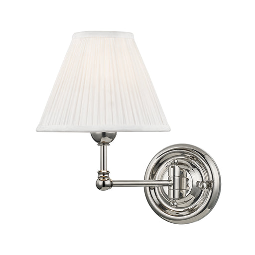 Hudson Valley - MDS101-PN - One Light Wall Sconce - Classic No.1 - Polished Nickel