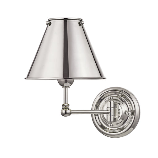 Hudson Valley - MDS101-PN-MS - One Light Wall Sconce - Classic No.1 - Polished Nickel