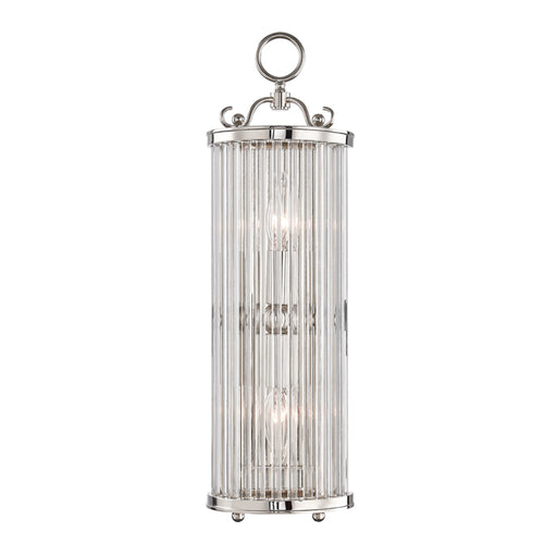 Hudson Valley - MDS200-PN - Two Light Wall Sconce - Glass No.1 - Polished Nickel