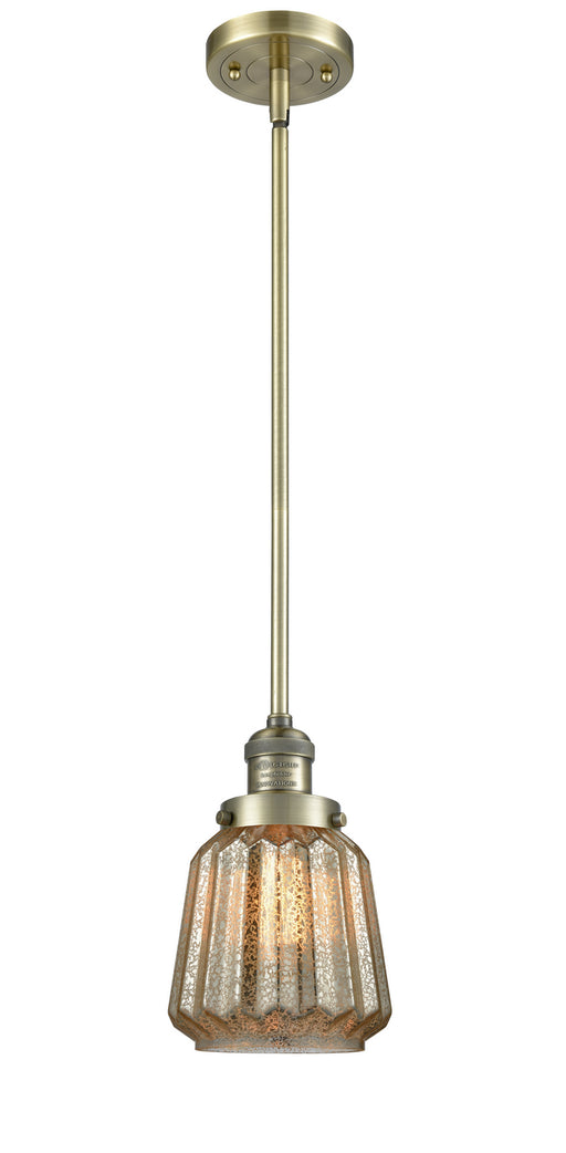 Innovations - 201S-AB-G146 - One Light Mini Pendant - Franklin Restoration - Antique Brass